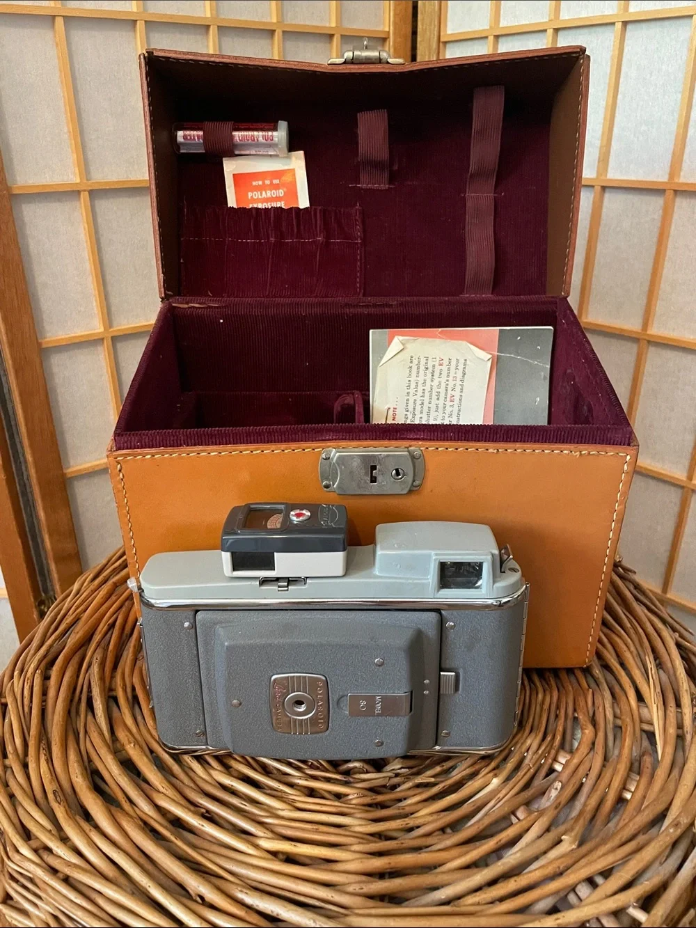 Vintage Polaroid 800 with Case and Film- Untested